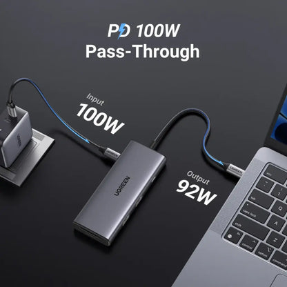 Ugreen Revodok Pro 107 7-in-1 USB-C Hub with 4K HDMI 100W PD 10Gbps Data Transfer-tpstech.in