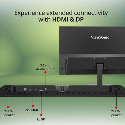 ViewSonic 27″ 4K UHD IPS Monitor with HDR10 Built‑in Speakers-tpstech.in