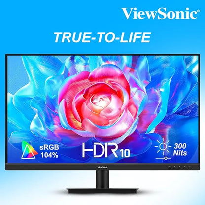 ViewSonic 32″ 4K UHD VA Monitor HDR10 Built‑in Speakers-tpstech.in