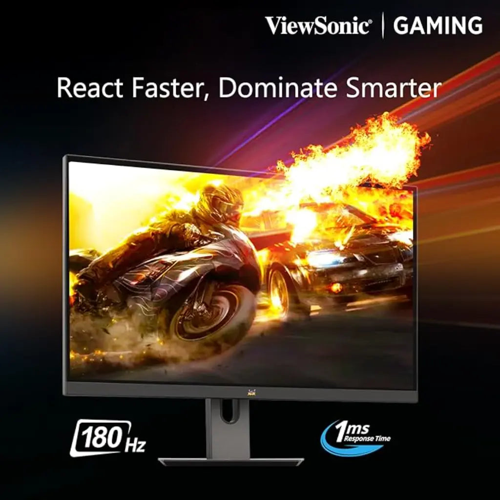 ViewSonic VX2758A‑2K‑PRO‑4 27″ QHD 180 Hz SuperClear® IPS Gaming Monitor-tpstech.in