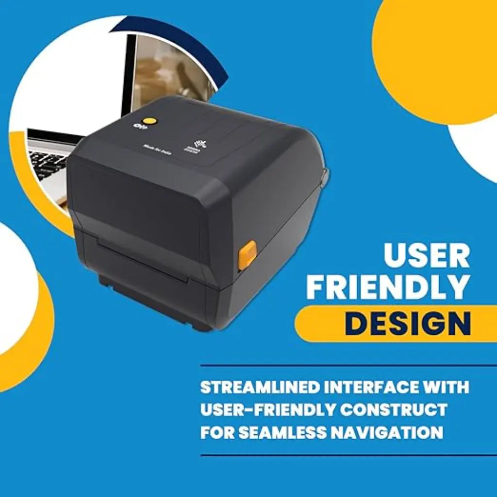 Zebra ZD230 Monochrome Thermal Transfer Desktop Barcode Printer USB Connectivity-tpstech.in