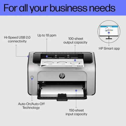HP LaserJet Pro P1108 Plus Single Function Monochrome Laser Printer 19 PPM