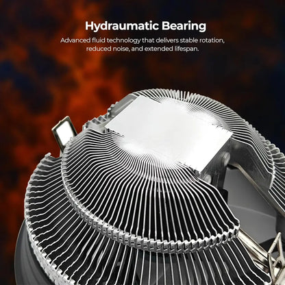 Foxin FCF 002 120mm RGB CPU Cooling Fan with Hydramatic Bearing