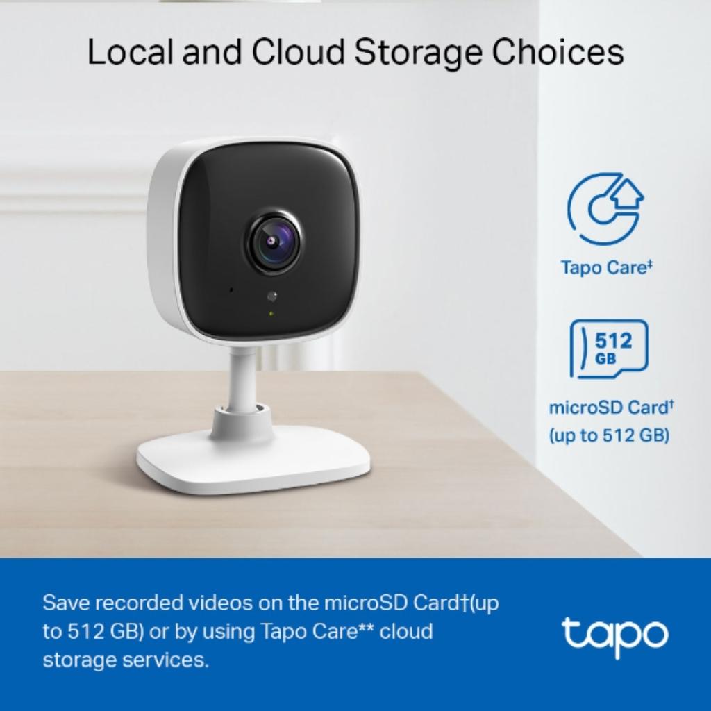 TP-Link Tapo C100 Indoor Wi-Fi Security Camera 1080p Full HD Night Vision
