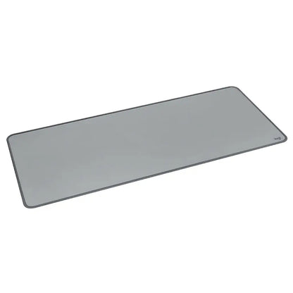Logitech Desk Mat Studio Series Spill Resistant Anti Slip Soft Fabric Surface - Mid Grey