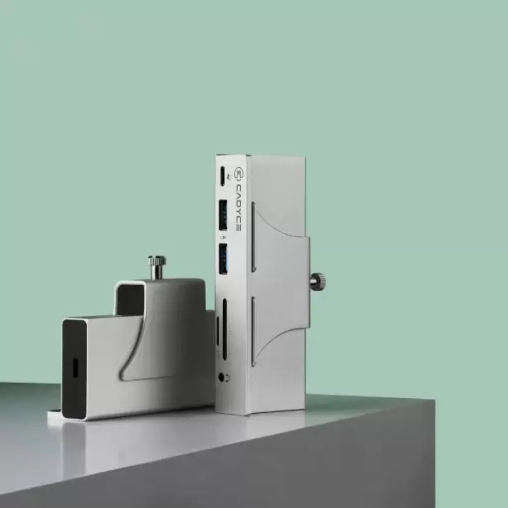 Cadyce CA-CLMFT USB-C ClampFit Docking Station HDMI Dual USB 3.0 SD/mSD Slots & 45W PD Charging