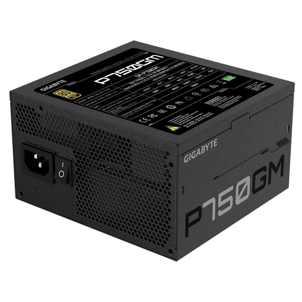 GIGABYTE P750GM 750W Full Modular 80 Plus Gold Power Supply