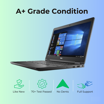 (Refurbished) Dell Latitude 5580 15.6" Laptop Intel Core i5 7th Gen 16GB RAM 512GB SSD Win 10 Pro