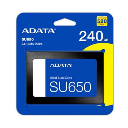 ADATA SU650 240GB 3D NAND SATA III Internal Solid State Drive