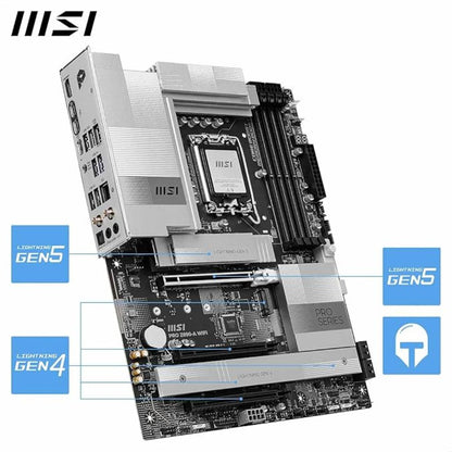 MSI PRO Z890 A Intel LGA 1851 DDR5 Full-ATX WiFi 7 Motherboard
