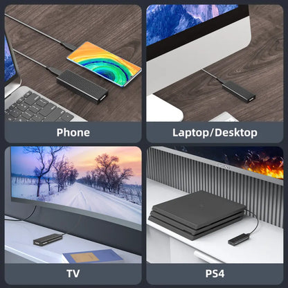 MAIWO K1687P2 USB 3.2 Gen2 Type-C 10Gbps M.2 NVMe SATA SSD Enclosure