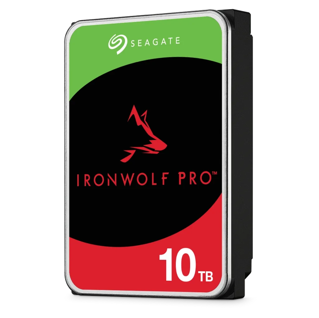 Seagate IronWolf Pro 10TB 7200 RPM 3.5" SATA 6Gb/s Enterprise NAS Internal Hard Drive