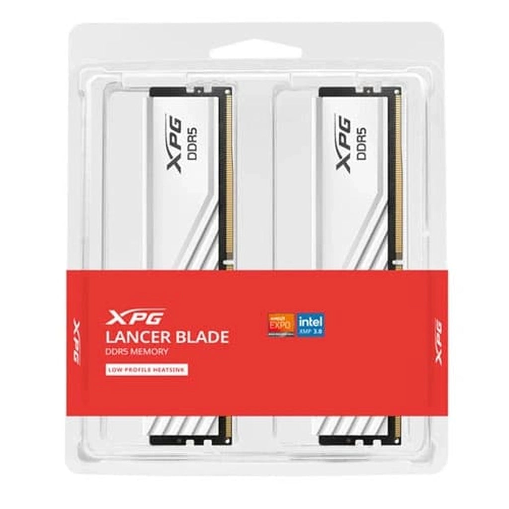 XPG LANCER DDR5 RAM 32GB (16x2) 6000MHz CL48 Gaming Desktop Memory White