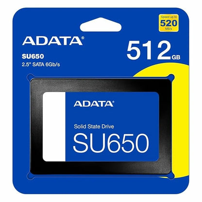 ADATA Ultimate SU650 512GB 2.5" SATA 3D NAND Internal Solid State Drive