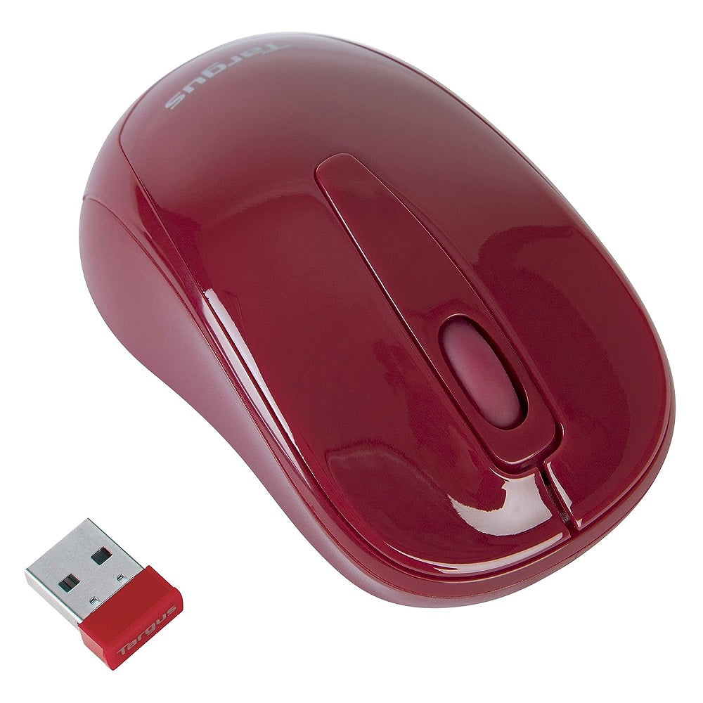 Targus W600 AMW60002AP Wireless USB Optical Mouse (Red)
