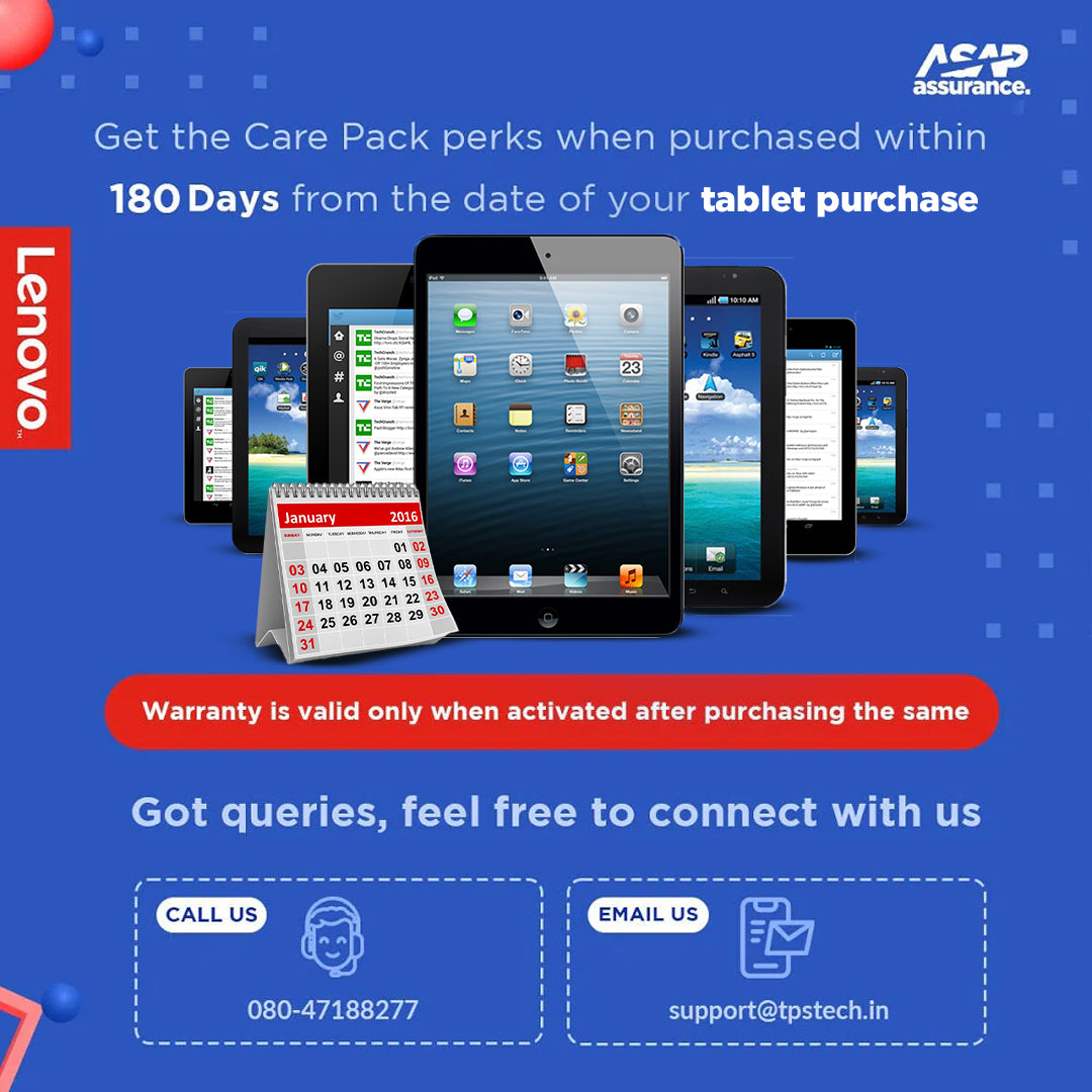 Lenovo 2 Years Additional Warranty Extension with Onsite Service for Idea Entry Android Tablet (NOT A TABLET)