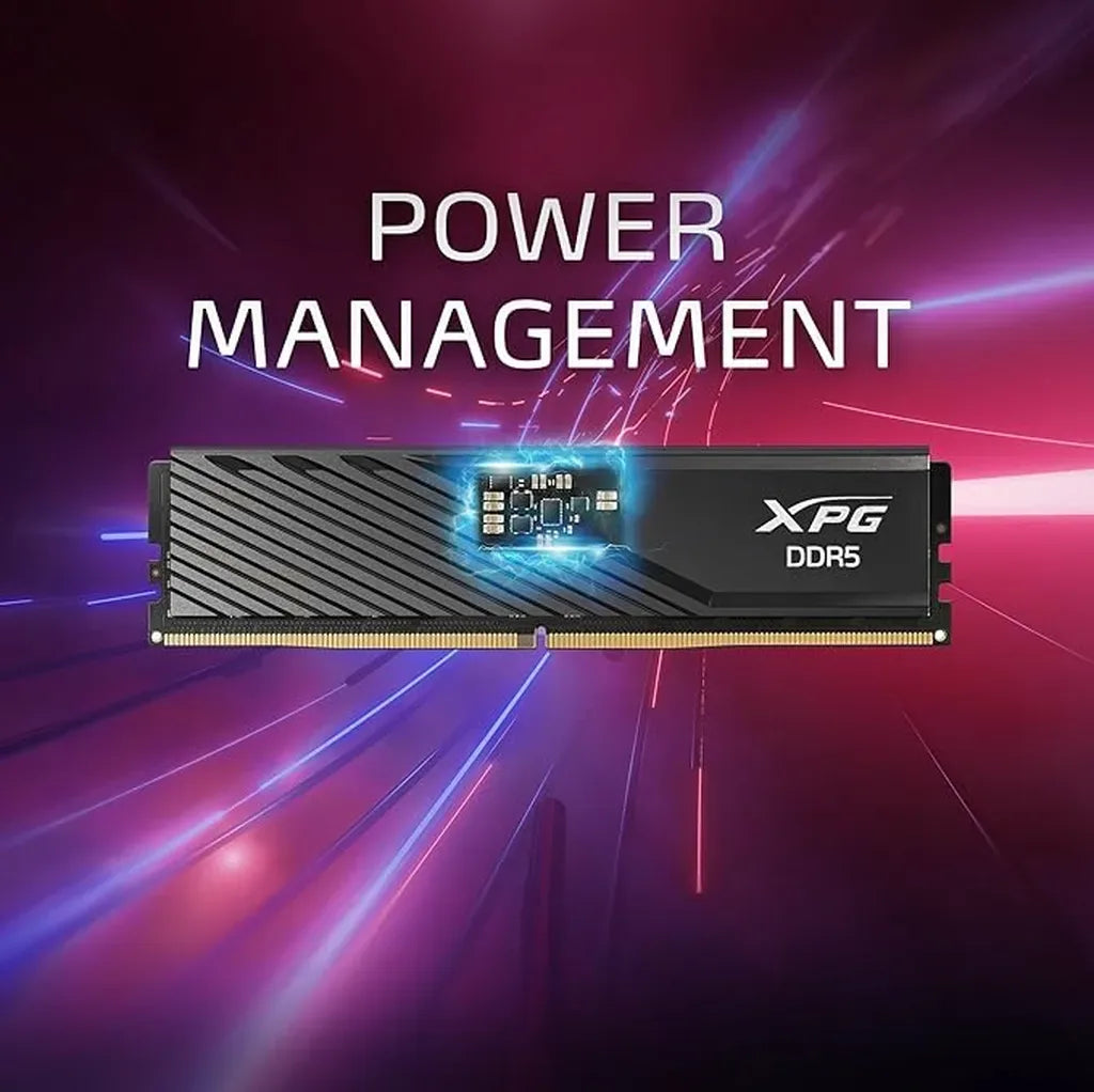 XPG LANCER BLADE 32GB (2x16GB) DDR5 6000MHz CL36 RAM Kit | Black | Intel XMP 3.0 & AMD EXPO | Low Profile Non-RGB Desktop Memory