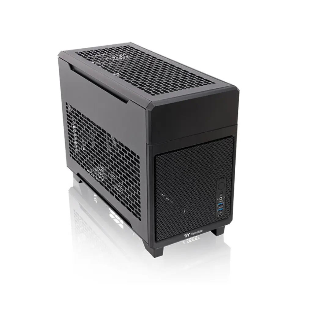  Thermaltake TR100 Mini-ITX Dual-Chamber SFF Computer Case with PCIe 4.0 Riser-tpstech.in