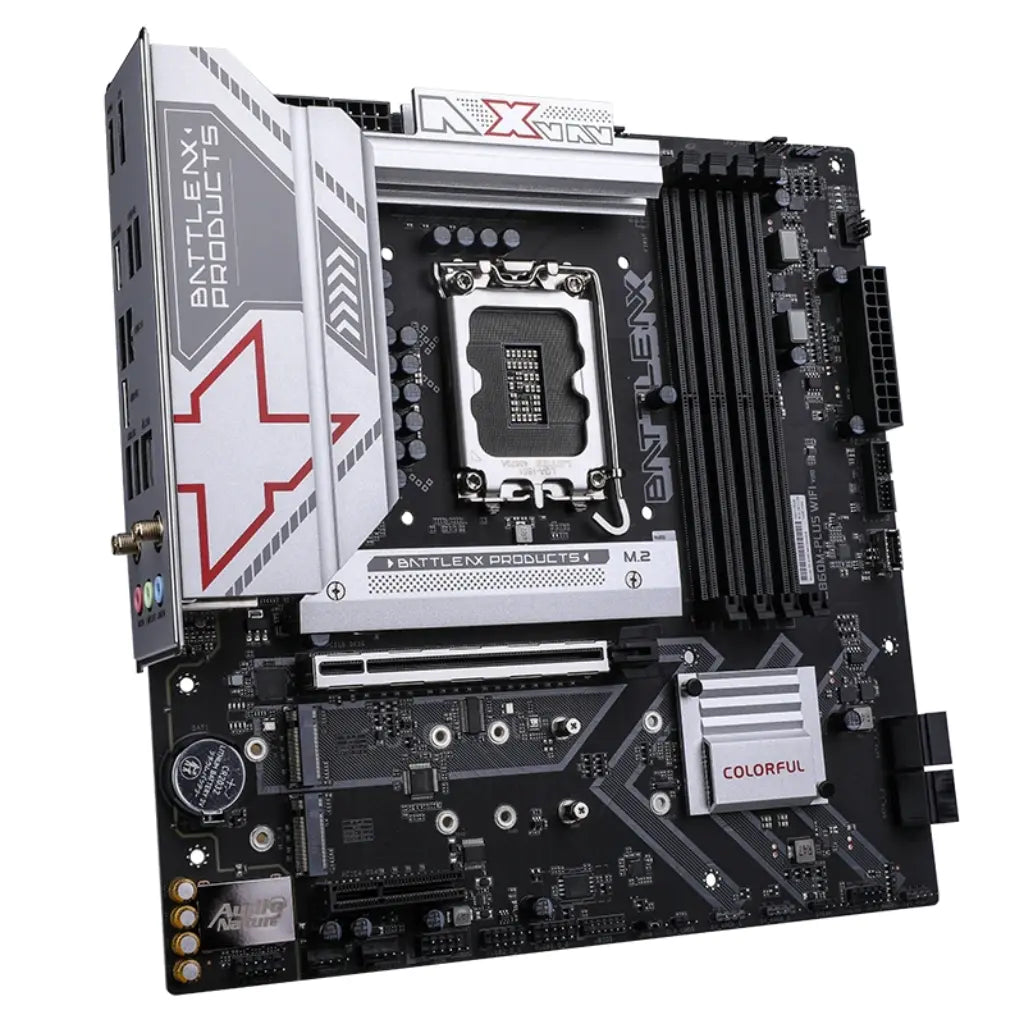 Colorful BATTLE‑AX B860M‑PLUS WIFI-V20 B860 LGA 1851 DDR5 Micro‑ATX Motherboard