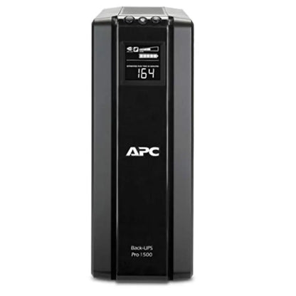 APC Back UPS Pro BR1500G IN 1500VA 865W Line Interactive UPS with LCD Display AVR - Black