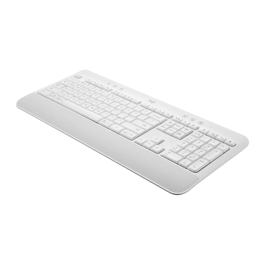 Logitech Signature K650 Wireless Bluetooth Keyboard with Palm Rest - Off White