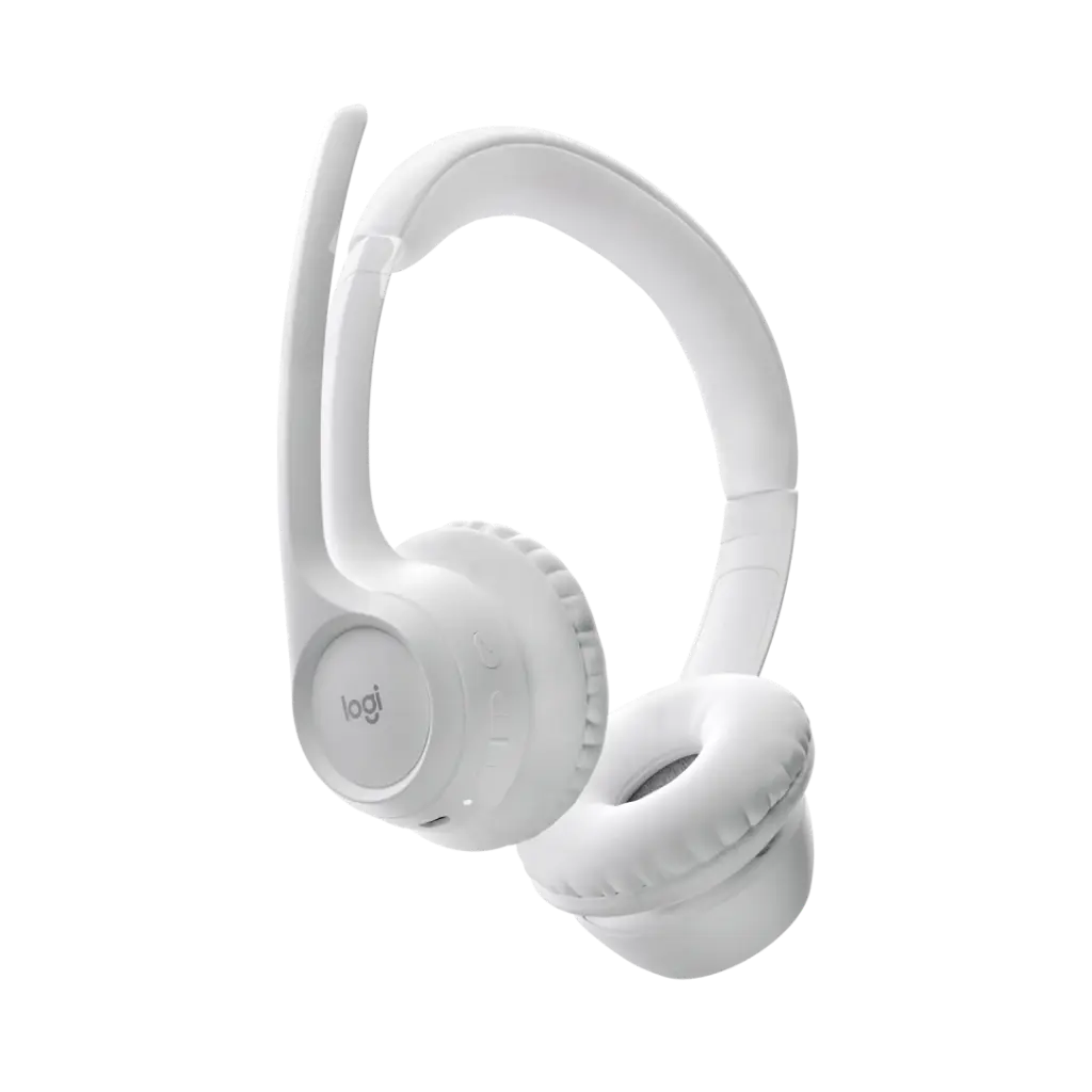 Logitech Zone 300 Wireless Bluetooth Headset with Noise Cancelling - Off White