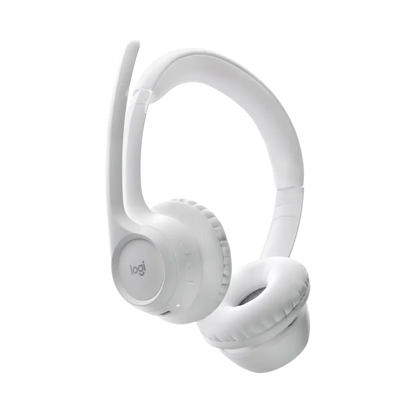 Logitech Zone 300 Wireless Bluetooth Headset with Noise Cancelling - Off White