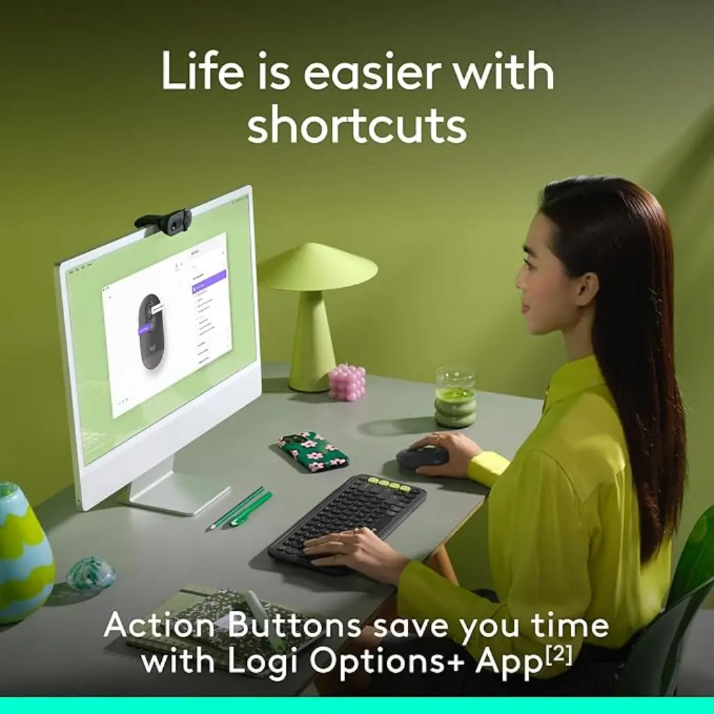 Logitech POP Multi-Device Bluetooth Wireless Mouse with Emoji Button - Graphite