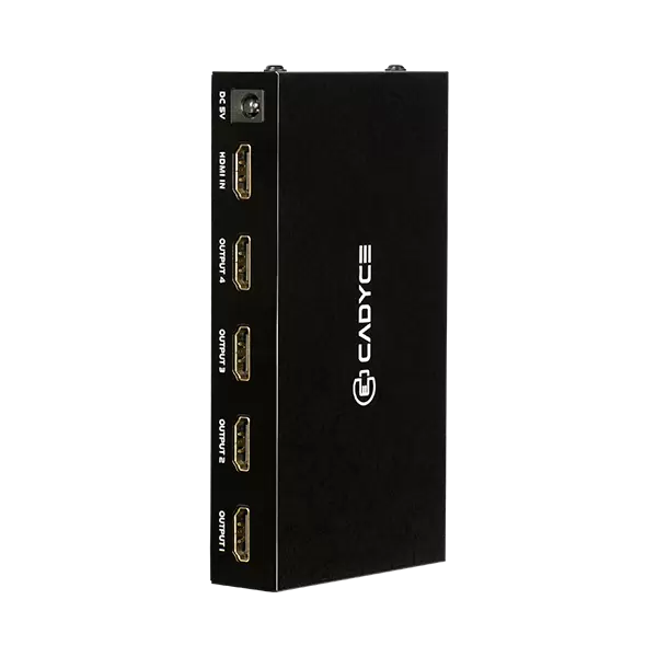 Cadyce CA-4HDSP PLUS 1 x 4 HDMI Splitter with 4K Support - Black