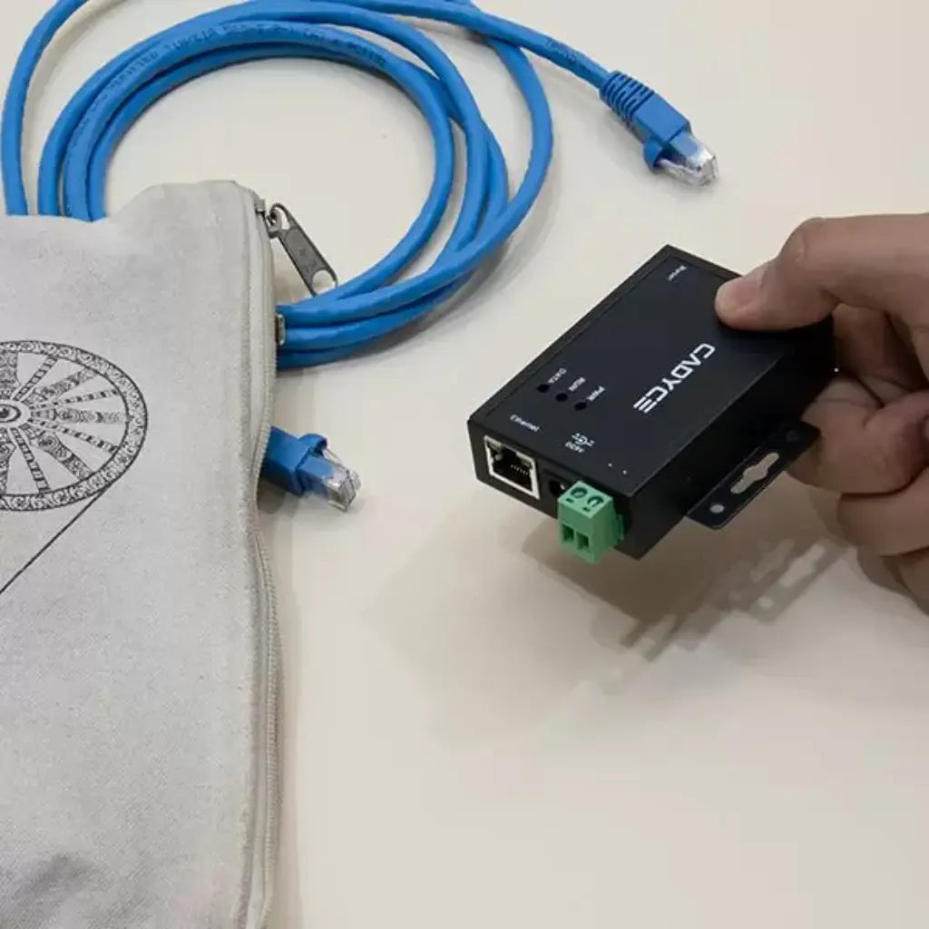 Cadyce CA-RS2RJ RS-232 Serial to 10/100Mbps Ethernet Converter DC 5V Power-tpstech.in