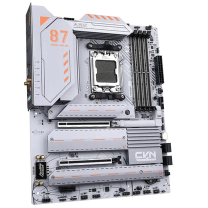 Colorful CVN X870 ARK FROZEN‑V14 Wi‑Fi 7 AMD X870 ATX DDR5 AM5 Motherboard-tpstech.in