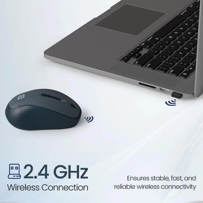 Portronics POR 2786 Toad 34 Wireless Mouse 2.4GHz Adjustable DPI 1600-tpstech.in
