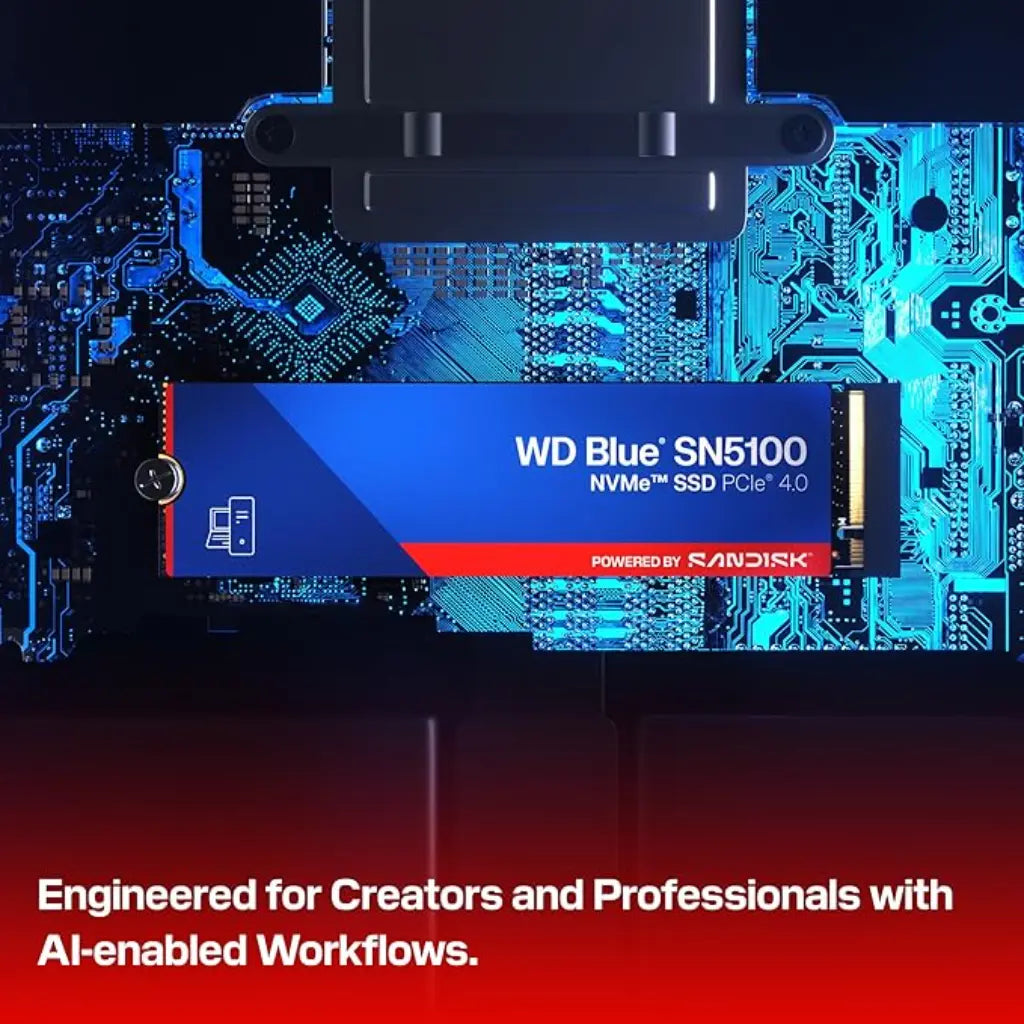 WD Blue SN5100 4TB NVMe M.2 2280 PCIe Gen4 Internal SSD-tpstech.in