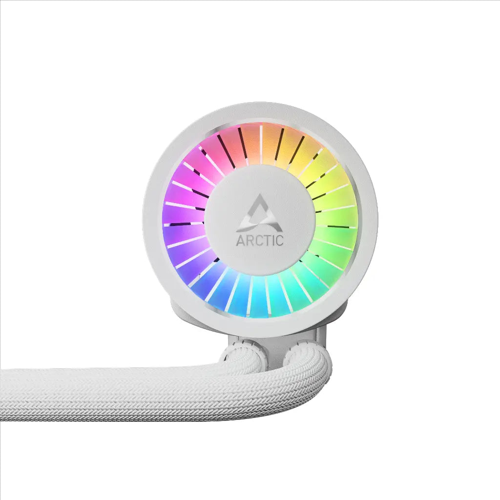ARCTIC Liquid Freezer III Pro 420 ARGB 420mm AIO CPU Liquid Cooler - White-tpstech.in