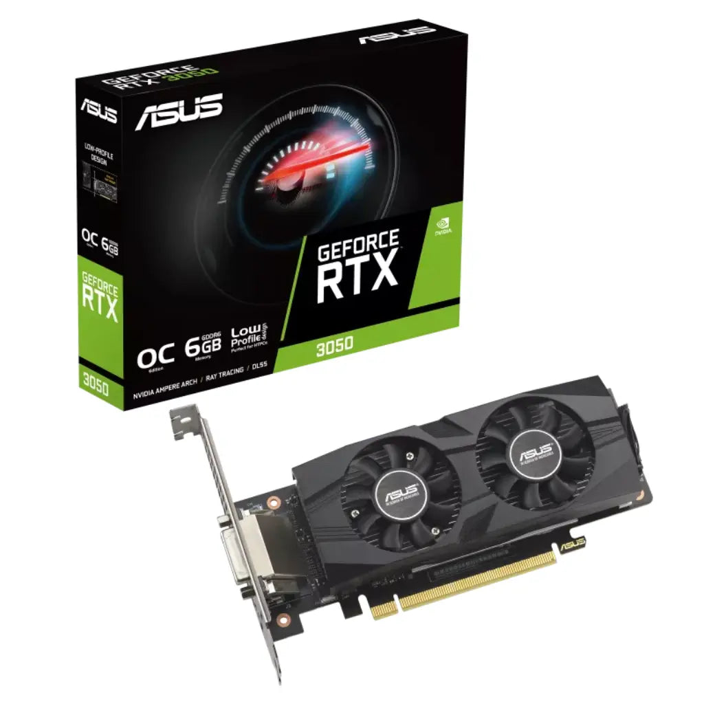 ASUS GeForce RTX 3050 6GB GDDR6 Low Profile Graphics Card-tpstech.in