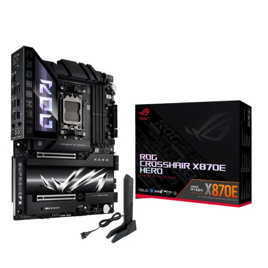ASUS ROG Crosshair X870E Hero AM5 ATX DDR5 Motherboard with WiFi 7-tpstech.in