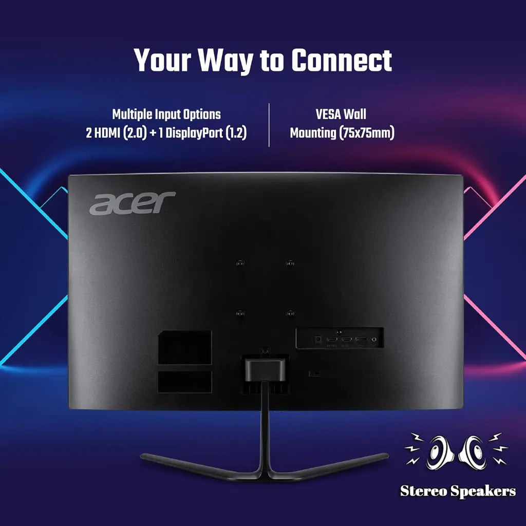 Acer ED270U S3 27" 180Hz 1ms WQHD Curved Gaming Monitor-tpstech.in