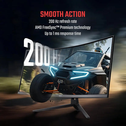 Acer Nitro ED343CUR X0 34" 200Hz 0.5ms UWQHD Curved Gaming Monitor-tpstech.in