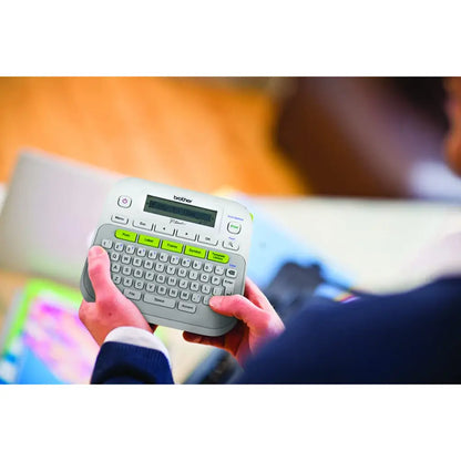 Brother PT D210 Desktop Label Printer QWERTY Keyboard 12mm TZe Tape Support-tpstech.in