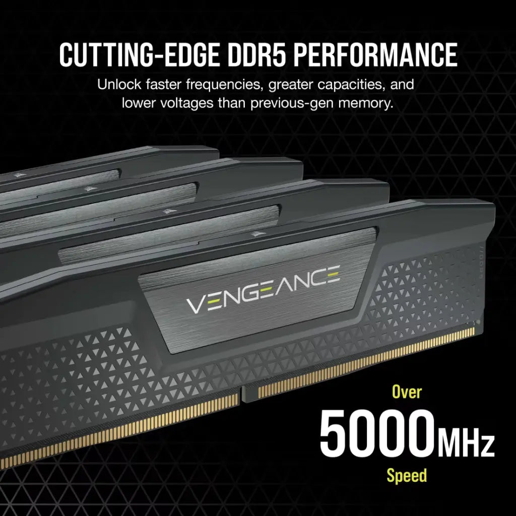 Corsair Vengeance 64GB (2x32GB) DDR5 RAM 6400MHz CL42 288 Pin Desktop Memory-tpstech.in