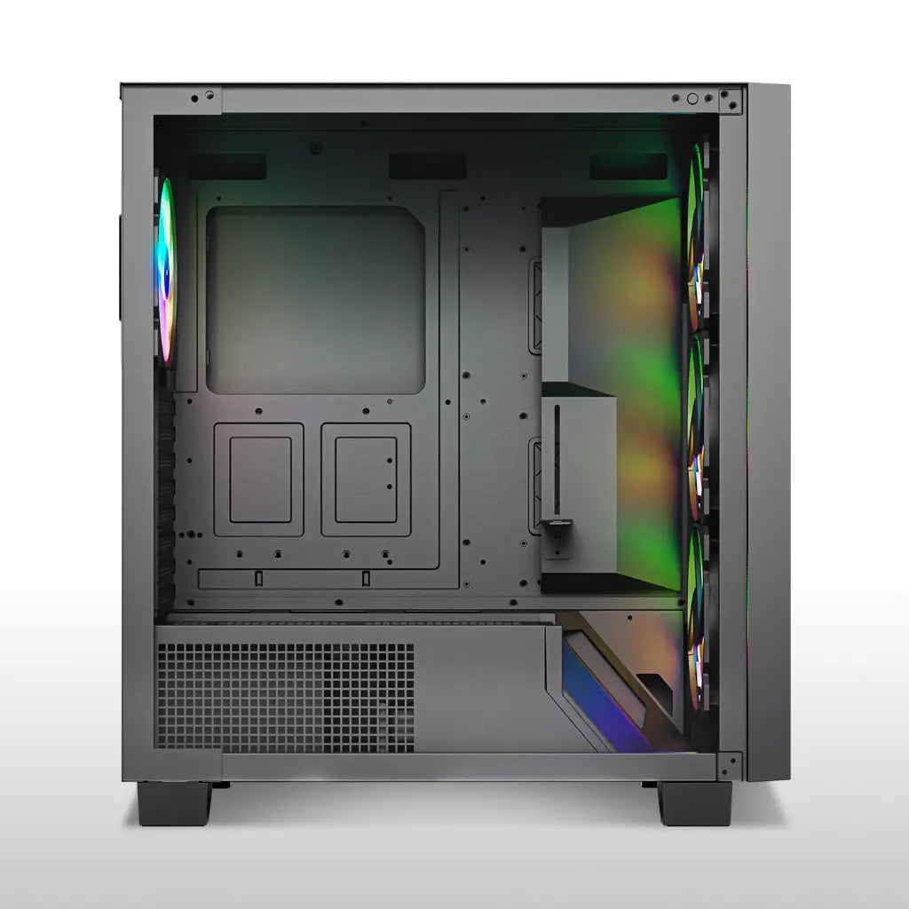 ProLab Design AI848 ARGB Mid‑Tower ATX Workstation Cabinet with 4x140mm Fans & Type‑C-tpstech.in