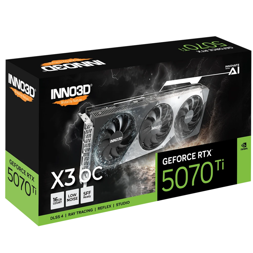 INNO3D GeForce RTX 5070 TI X3 OC 16GB GDDR7 Graphics Card