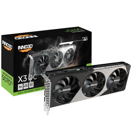 INNO3D GeForce RTX 5070 TI X3 OC 16GB GDDR7 Graphics Card