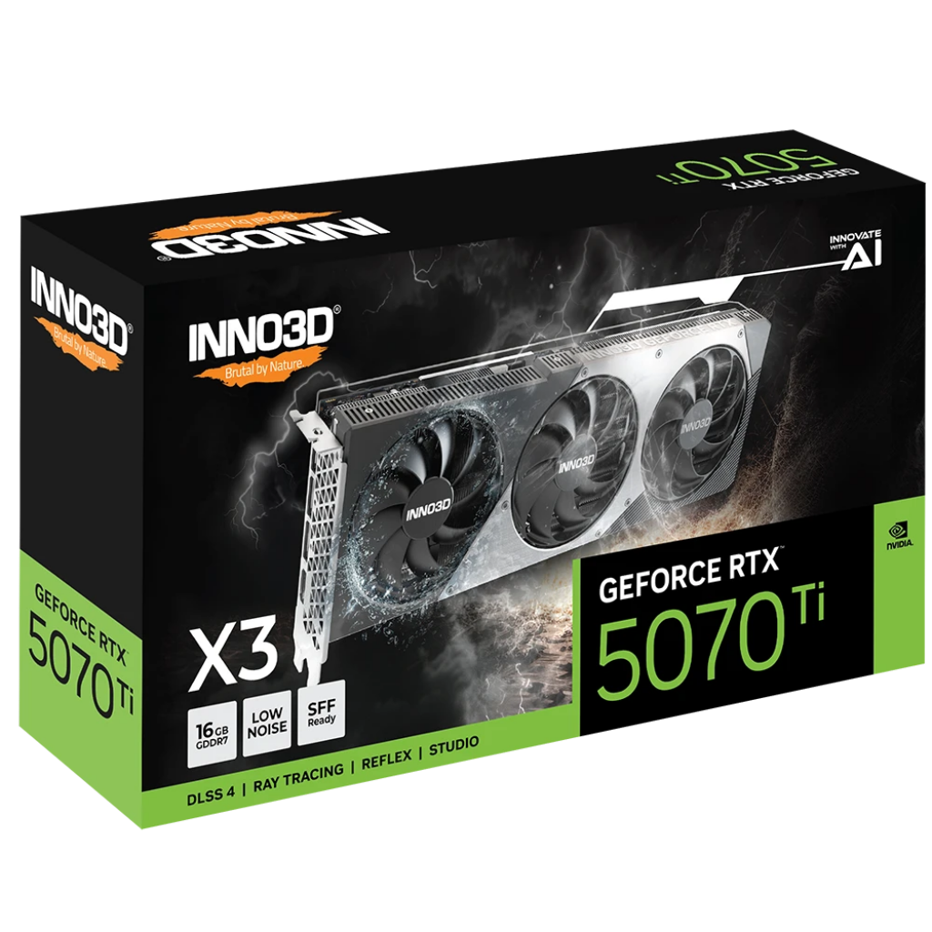 INNO3D GeForce RTX 5070 TI X3 16GB GDDR7 Graphics Card