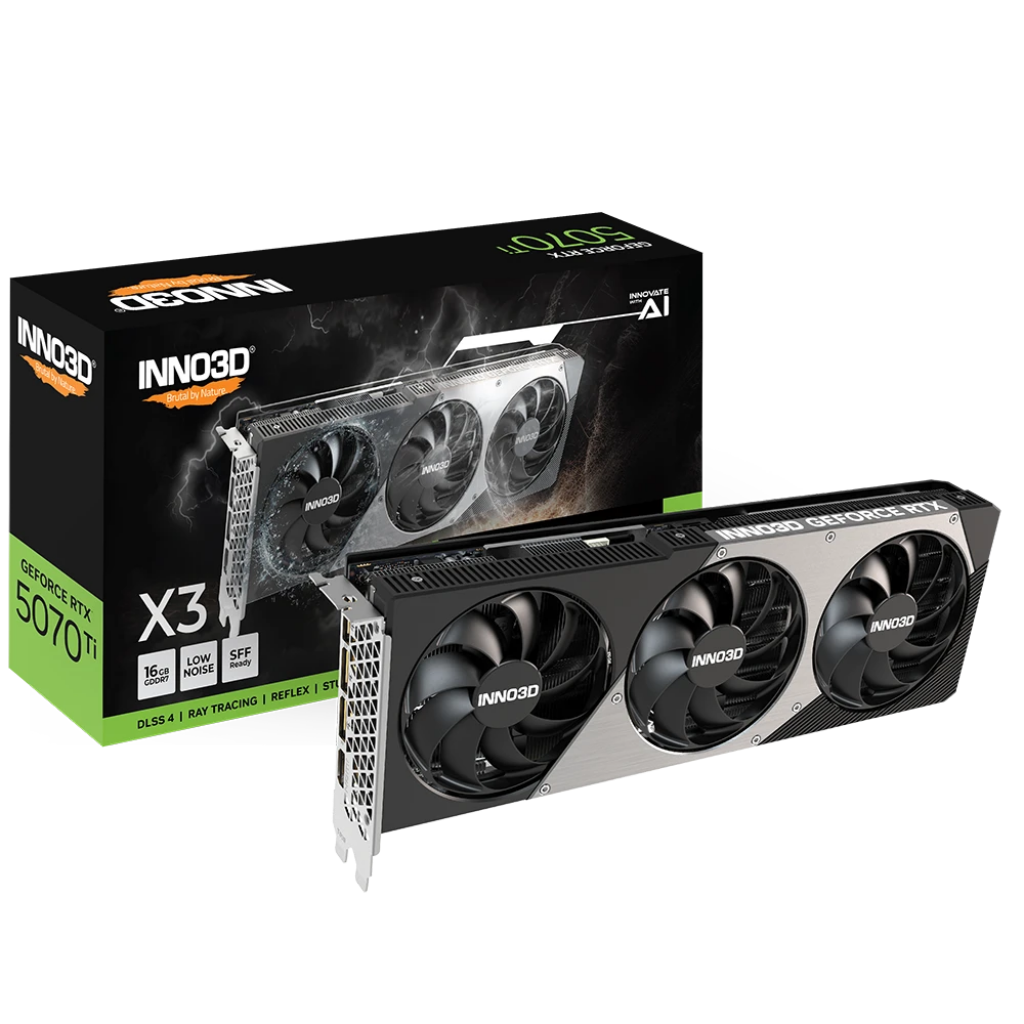 INNO3D GeForce RTX 5070 TI X3 16GB GDDR7 Graphics Card
