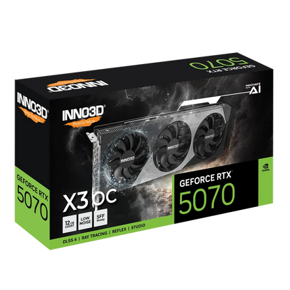 INNO3D GeForce RTX 5070 TWIN X3 OC 12GB GDDR7 Graphics Card