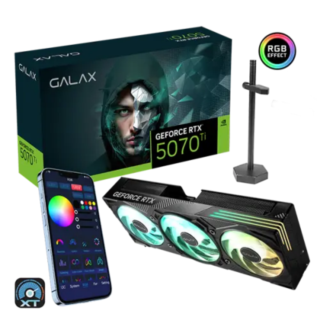 GALAX GeForce RTX 5070 TI EX Gamer 1-Click OC 16GB GDDR7 256-bit Graphics Card