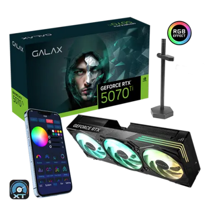 GALAX GeForce RTX 5070 TI EX Gamer 1-Click OC 16GB GDDR7 256-bit Graphics Card