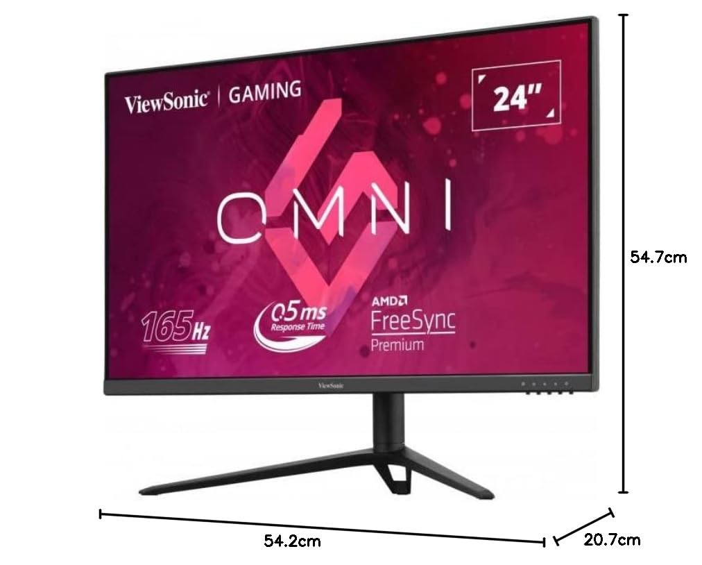 ViewSonic VX2428J Omni 24” 180Hz HDR10 1080p FHD IPS Panel Gaming Monitor with Speakers