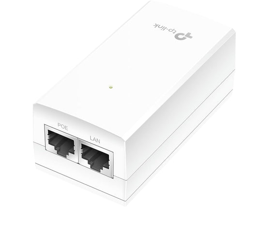 TP-Link TL-POE2412G Up to 100 Meters Gigabit 24VDC Passive PoE Adapter - White